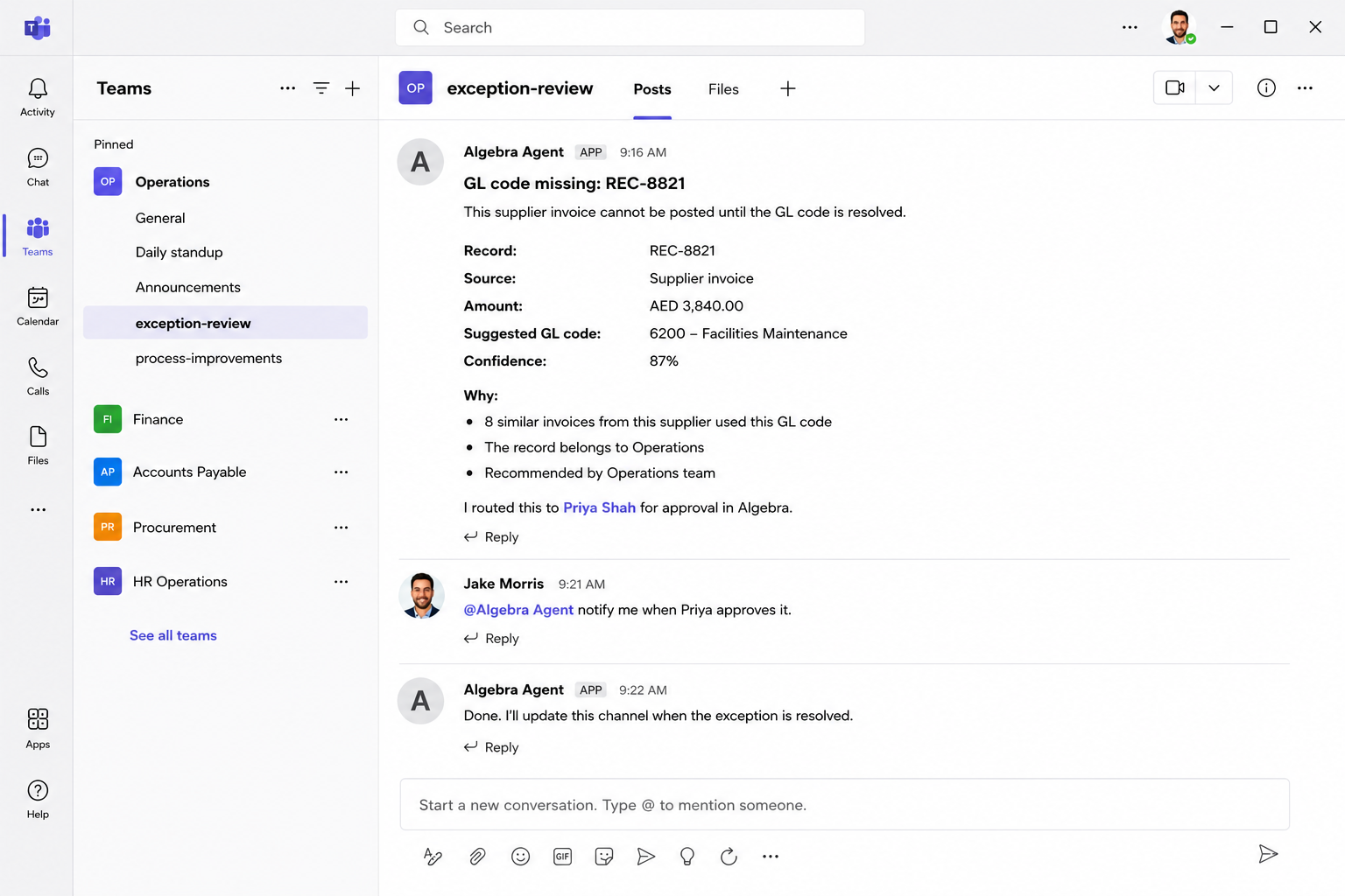 Back-office workflow screenshot 3