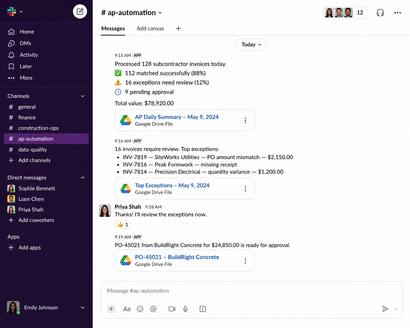 Customer support workflow screenshot 3