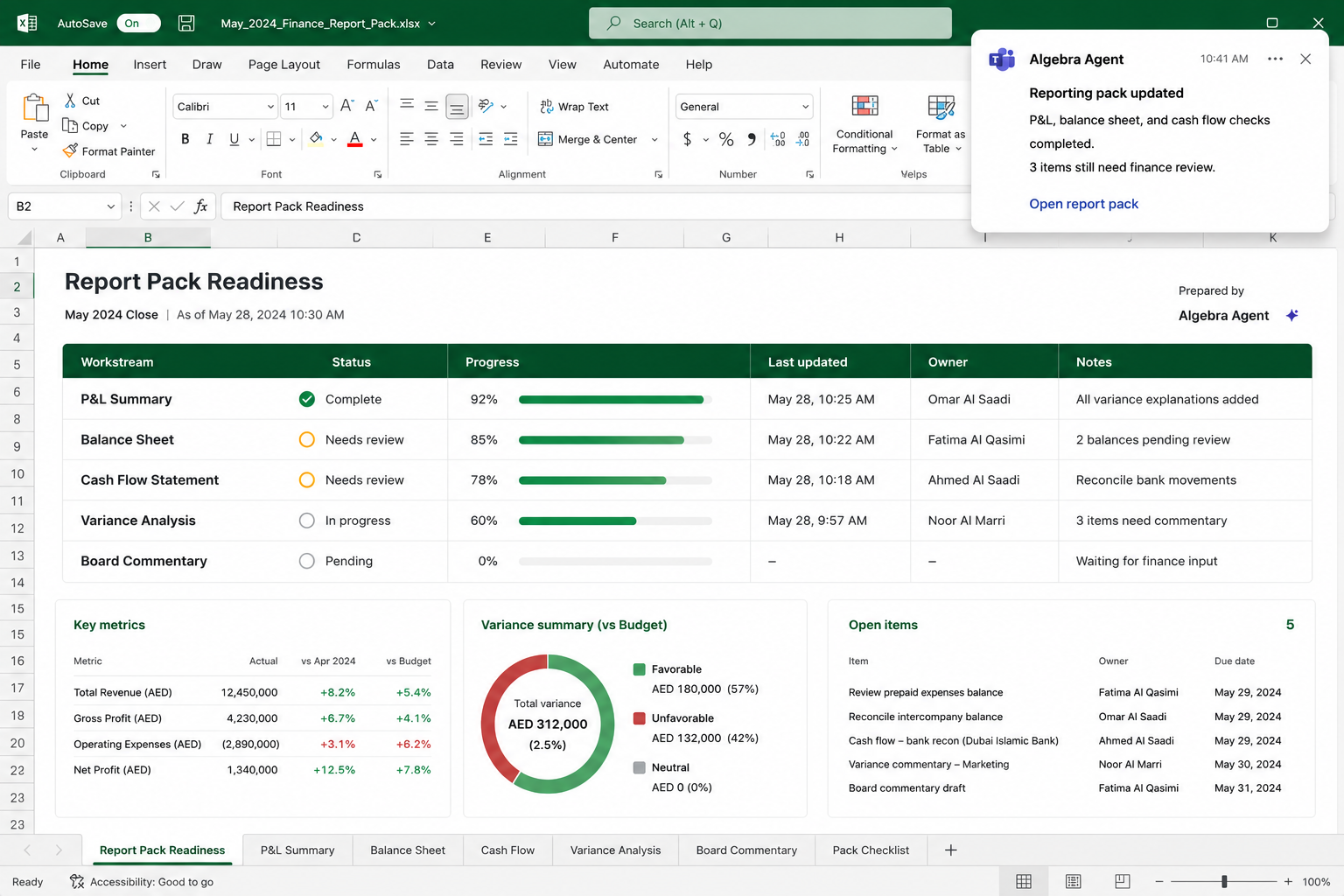 Finance workflow screenshot 3
