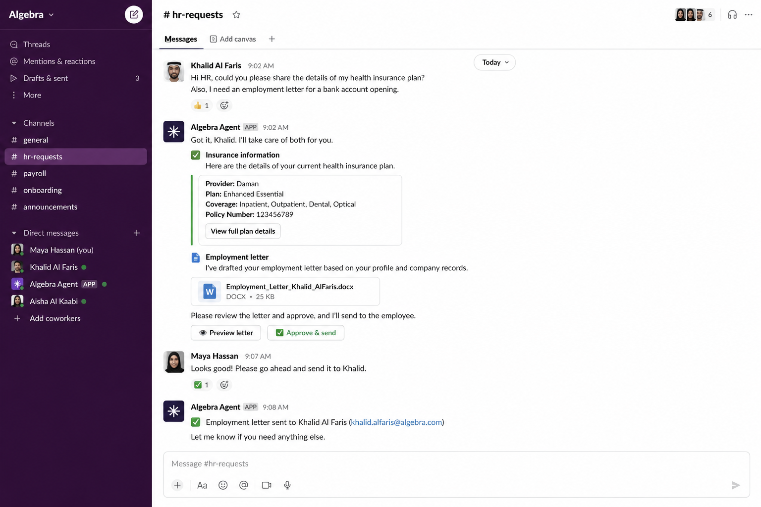 HR workflow screenshot 3