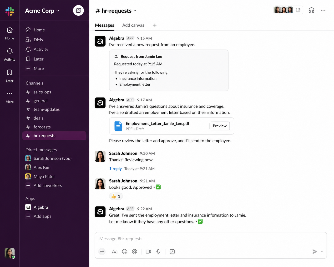 Sales ops workflow screenshot 3