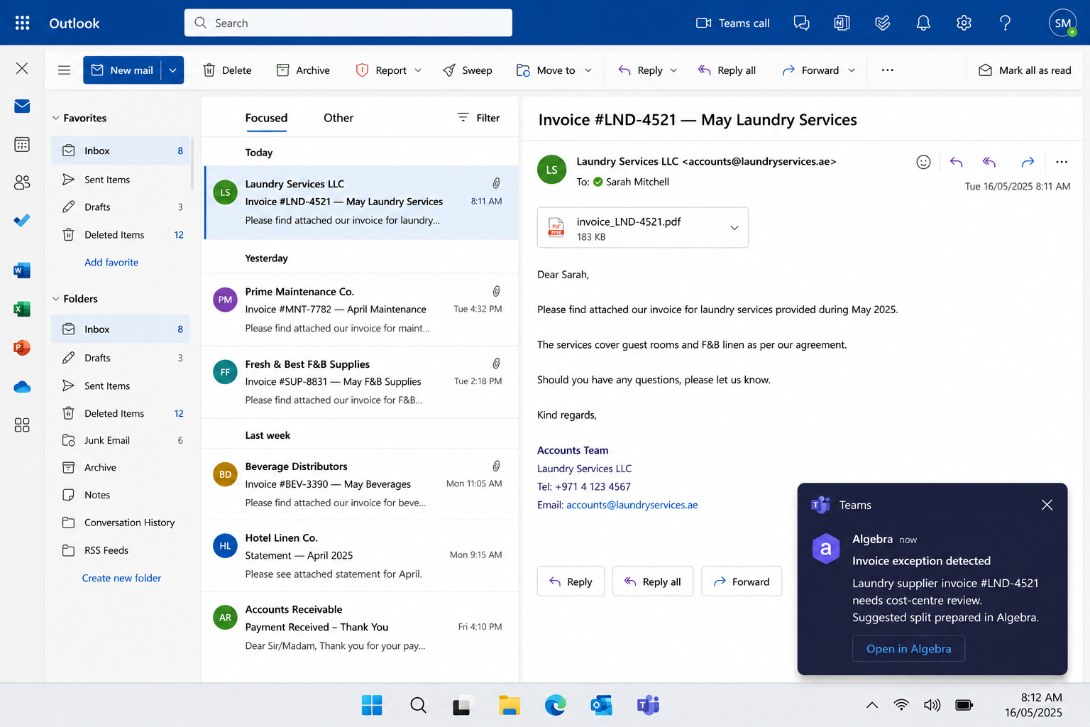 Hospitality workflow screenshot 3