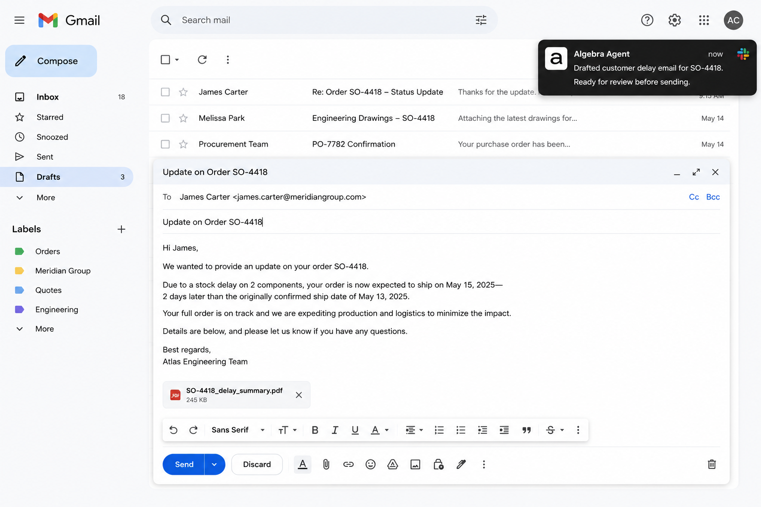 Manufacturing quote estimation workflow